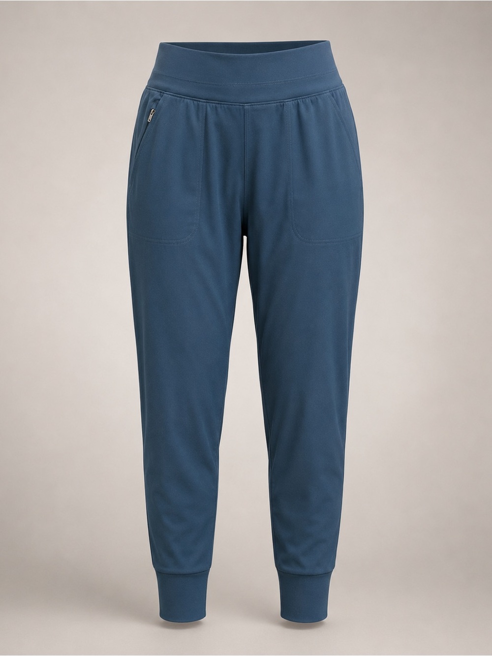 Athleta Venice Jogger Pants Navy Blue Size M Zip Pockets